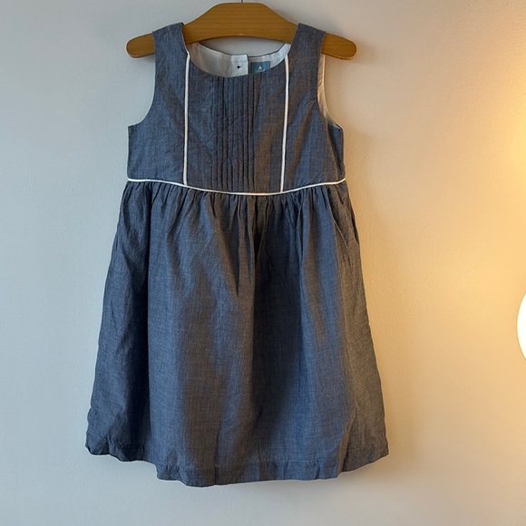 GAP Blue Sleeveless Scoop Neck Sundress - Picture 1 of 3